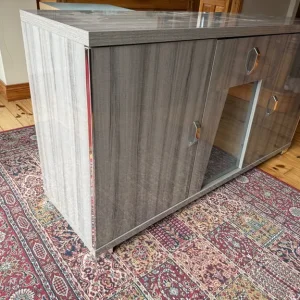 Sideboard with matching table, modern gloss finish - Image 6