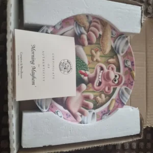 Wallace and Gromit Churchill plate 1989 - Image 7