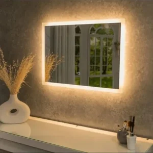 ValueLights IP44 Bathroom Mirror with Touch Control LED and Demister Pad - Image 4