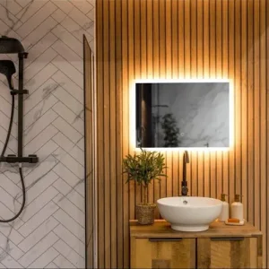 ValueLights IP44 Bathroom Mirror with Touch Control LED and Demister Pad