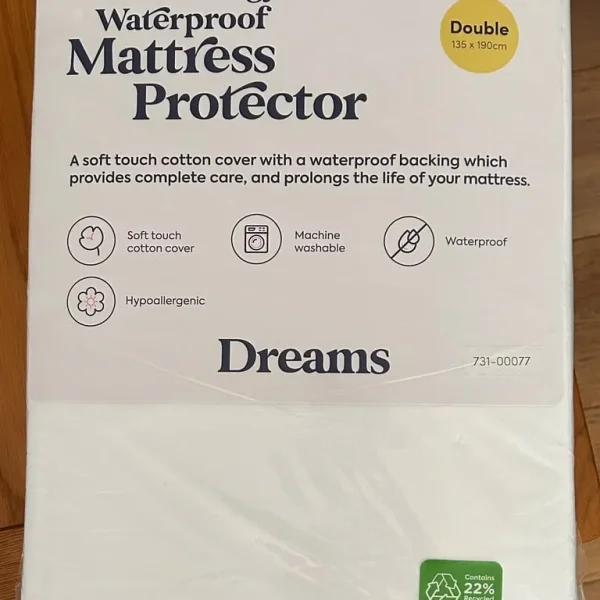 Double anti-allergy waterproof mattress protector