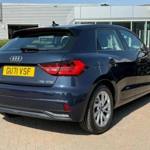 2021 Audi A1 Sportback 1.5 TFSI 35 PS with Sportback, Firmament Blue, Black Cloth - Image 4