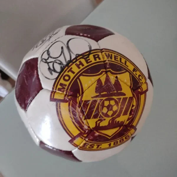 Motherwell signed ball
