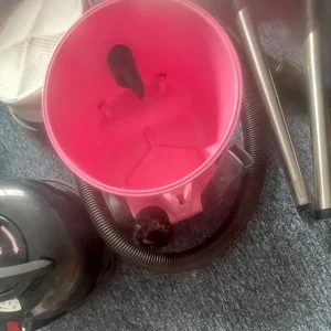 Numatic Hoover HET160-11 Hetty Pink Cylinder Vacuum Cleaner with Bags - Image 4