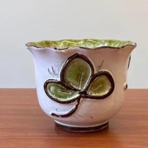 Vintage 1960s Italian Ceramic Flower Pot
