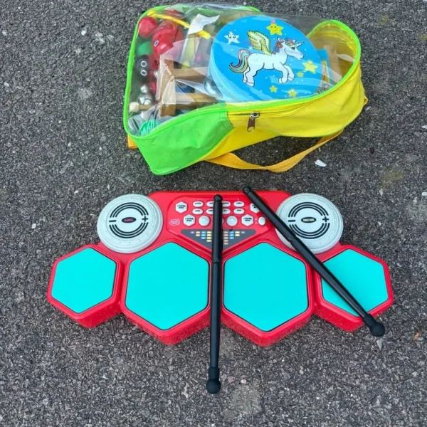 Electronic drum kit and music instruments