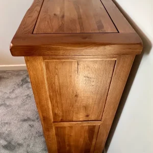 Solid Oak Chest of Drawers - Image 4