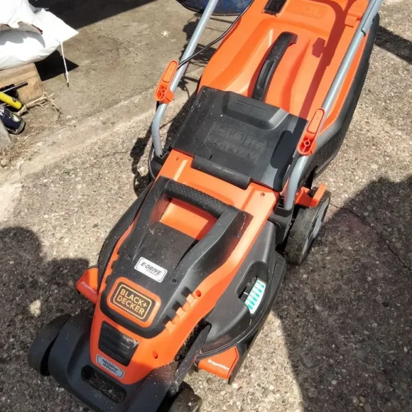 Black and Decker electric lawn mower