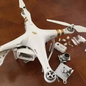 damaged DJI Phantom 2 3 4 drones