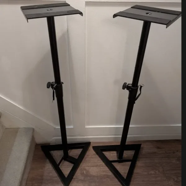 Pair of Adam Hall speaker stands