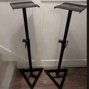 Pair of Adam Hall speaker stands