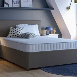 Divan bed with soft mattress and two-drawer setup – Single, Small Double, Double, King Size