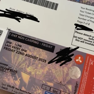 Creamfields tickets x2
