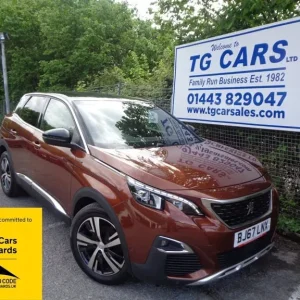 2017 Peugeot 3008 S/S GT LINE Hatchback Petrol Manual