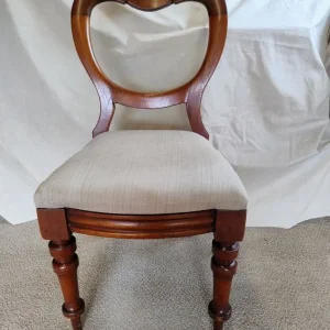 Two Balloon Back Dining / Bedroom Chairs - Image 4