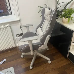 X Rocker Alpha Fabric Office Gaming Chair - Grey - Image 2