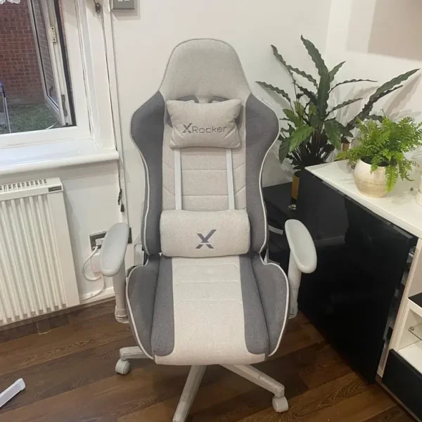 X Rocker Alpha Fabric Office Gaming Chair - Grey