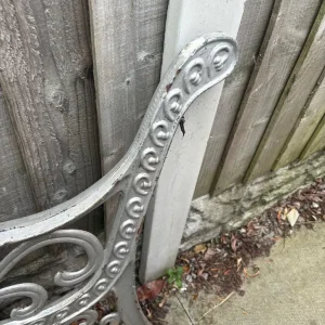 Cast iron bench sides - Image 3