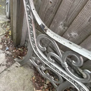 Cast iron bench sides - Image 4