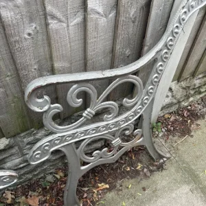 Cast iron bench sides