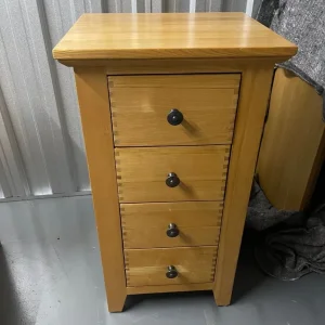 Solid Oak CD Storage Cabinet