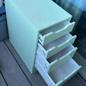 GREEN Ikea chest of drawers