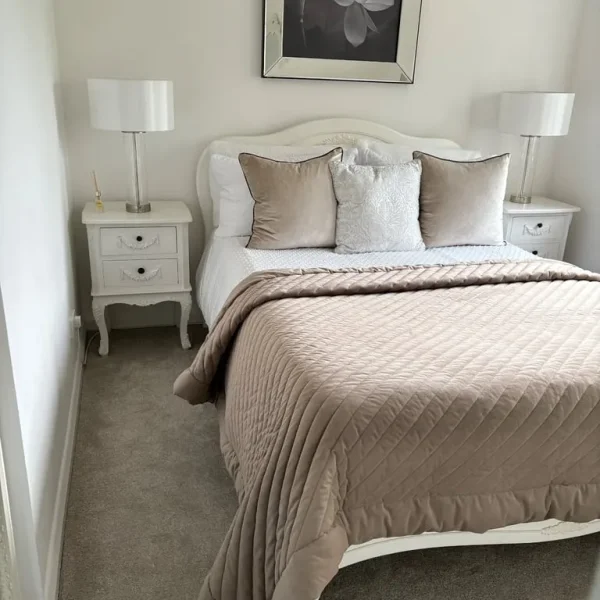 Lovely bedroom set with double bed