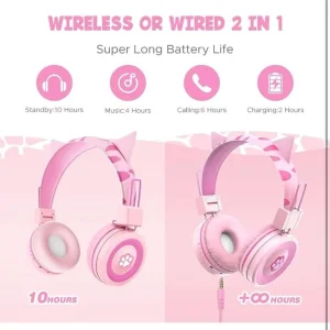 Kids headphones wireless purple - Image 6