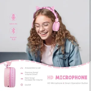 Kids headphones wireless purple - Image 7