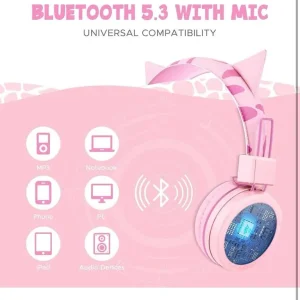 Kids headphones wireless purple - Image 8
