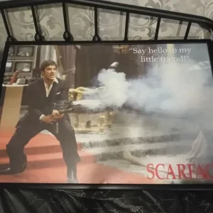 SCARFACE POSTER IN FRAME