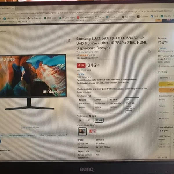 Samsung 32 inch computer moniter