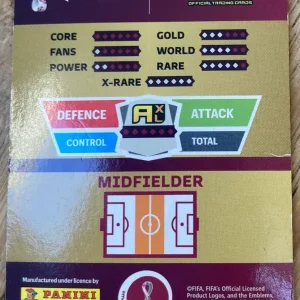 2022 World Cup Adrenalyn collectible football card: 100 Club - Image 2