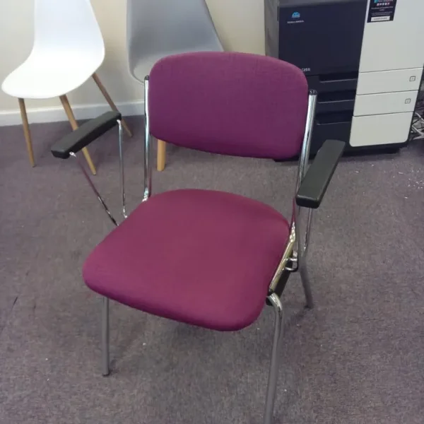Purple office chairs