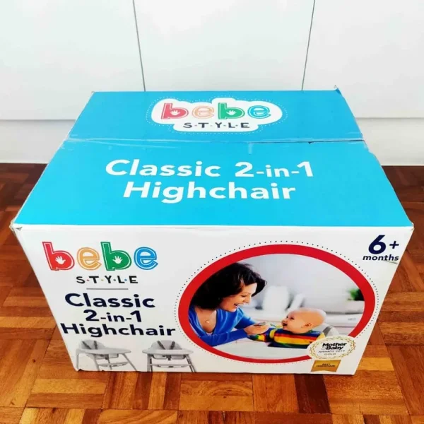 NEW Bebe Style Classic 2 in 1 Highchair & Junior Chair