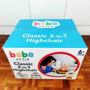 NEW Bebe Style Classic 2 in 1 Highchair & Junior Chair