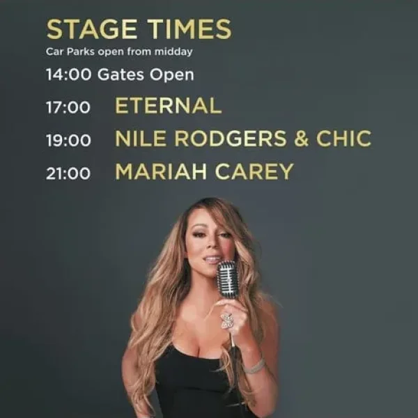 Mariah carey gold circle 15th august