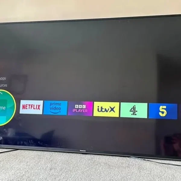 Panasonic 65” Smart Tv & Remote Include