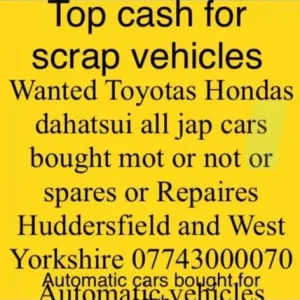 Scrap vehicles. Wanted Huddersfield - Image 5