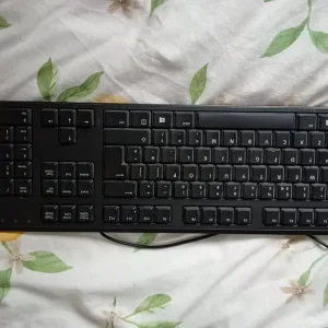 Dell 18inch wide pc monitor, keyboard and a wireless mouse - Image 2