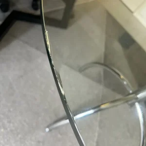 Glass Table – 1m Wide, 75cm Tall – Collection Only - Image 2