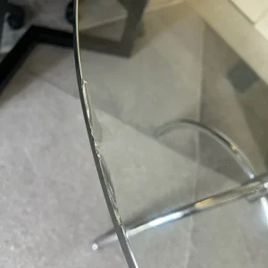 Glass Table – 1m Wide, 75cm Tall – Collection Only - Image 3