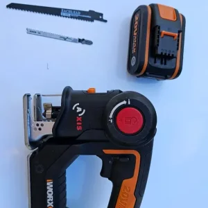 WORX 20V Max AXIS Multi-Purpose Cordless Saw + 4Ah bat. + charger perfect cond. - Image 3
