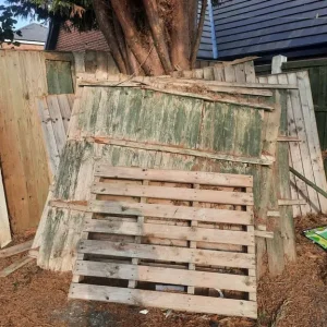Free wood from replaced fences - Image 2