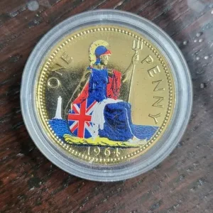 Uncirculated Elizabeth II **Old Penny** 1964 - Rare collectable - Image 5