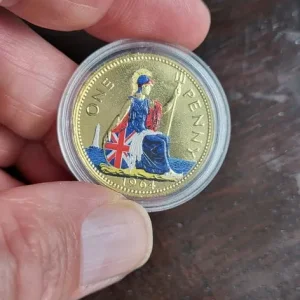 Uncirculated Elizabeth II **Old Penny** 1964 - Rare collectable
