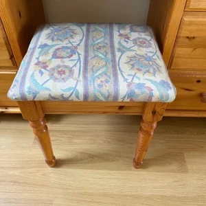 Pine Dressing Table / Dress With Stool 6 Drawers - Image 4