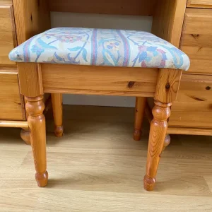 Pine Dressing Table / Dress With Stool 6 Drawers - Image 5