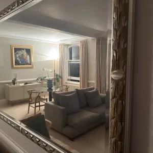 large mirror wooden frame