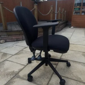 Black Office Chair Energi-24 Basic Tilt with Adjustable Armrest and Seat Posture. Fully adjustable - Image 7